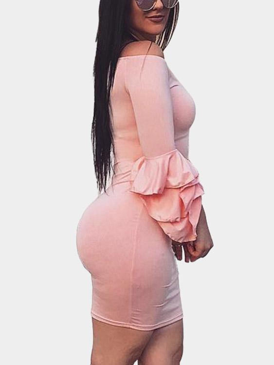 Womens Pink Mini Dresses