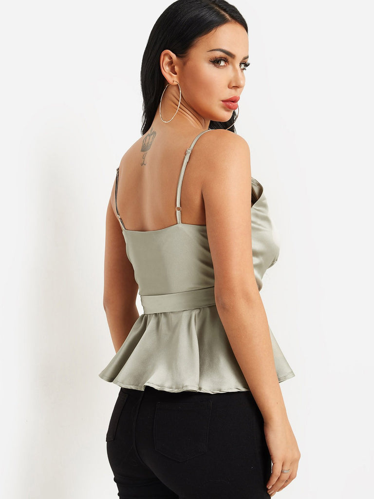 Womens Green Camis