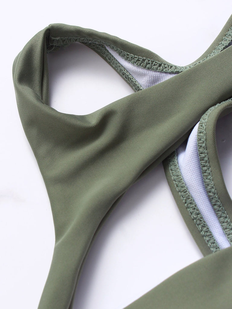 Ladies Green Bikinis