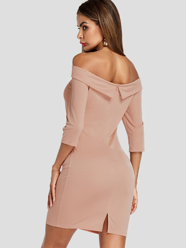 Womens Brown Bodycon Dresses