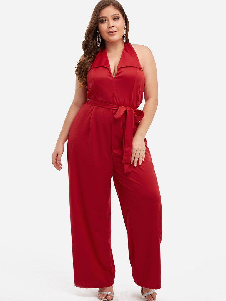 Ladies Red Plus Size Bottoms
