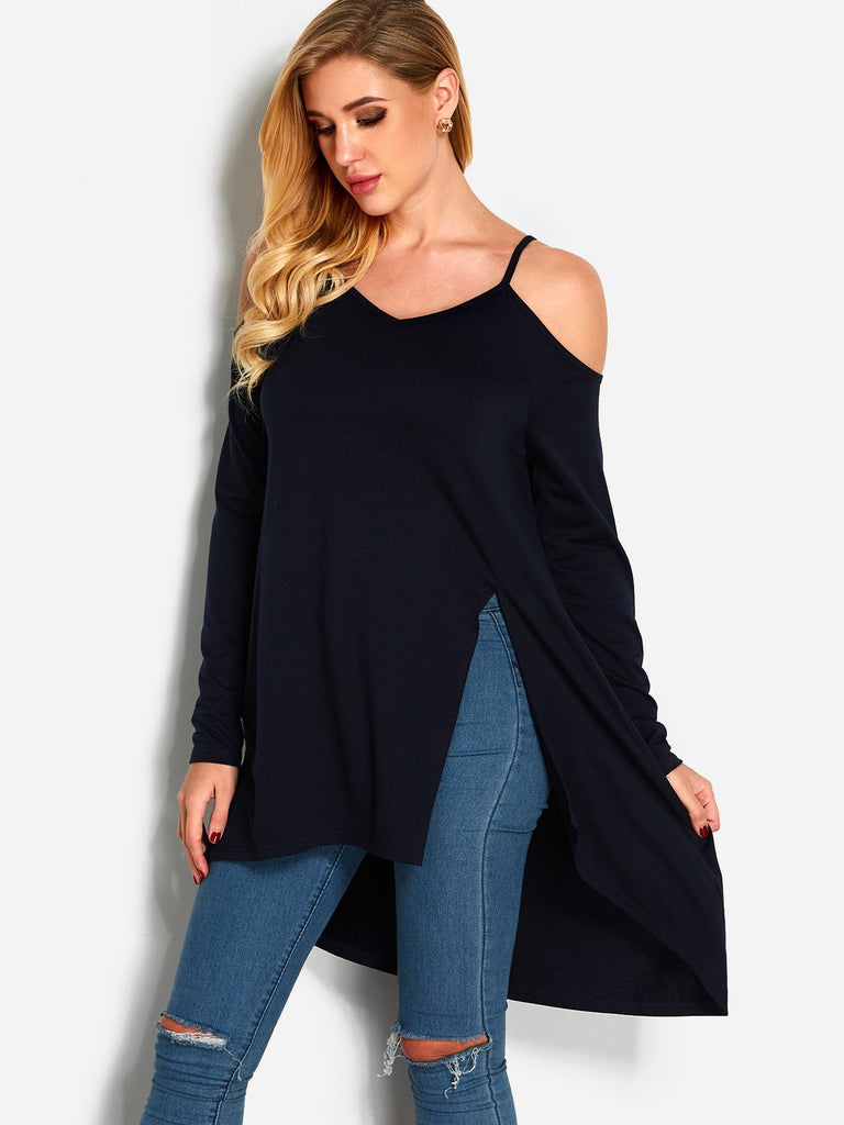 Ladies Navy T-Shirts