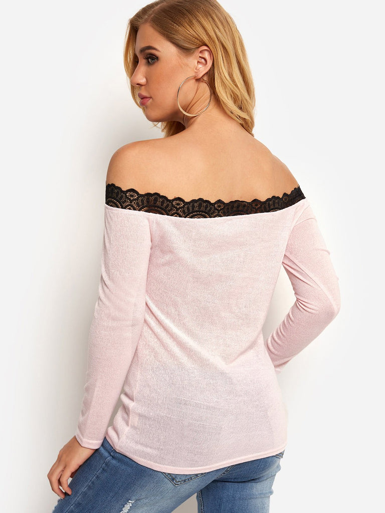 Ladies Off The Shoulder Top