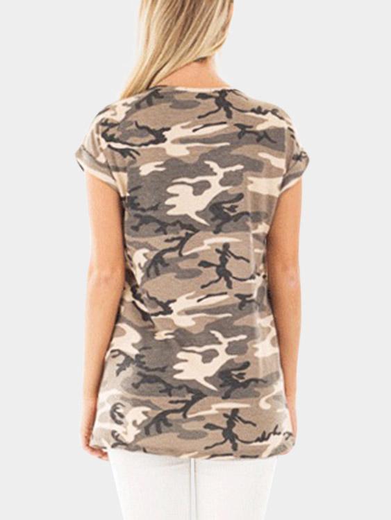 Womens Khaki T-Shirts