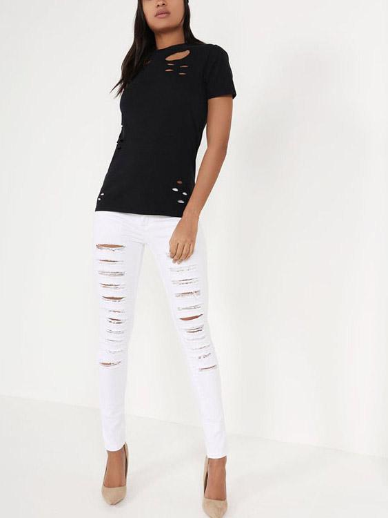 Ladies Black T-Shirts