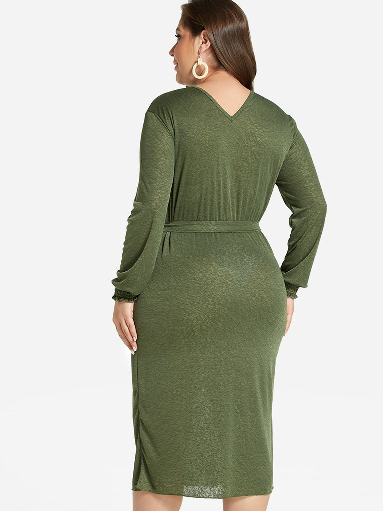 Womens Green Plus Size Dresses