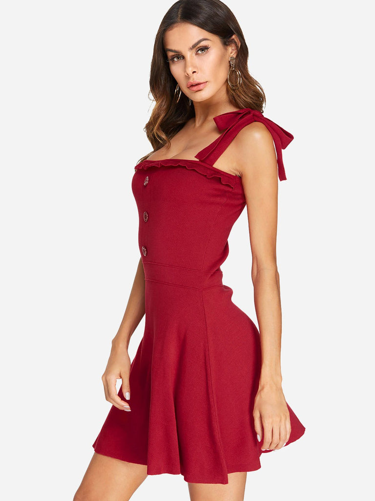 Ladies Sleeveless Mini Dress