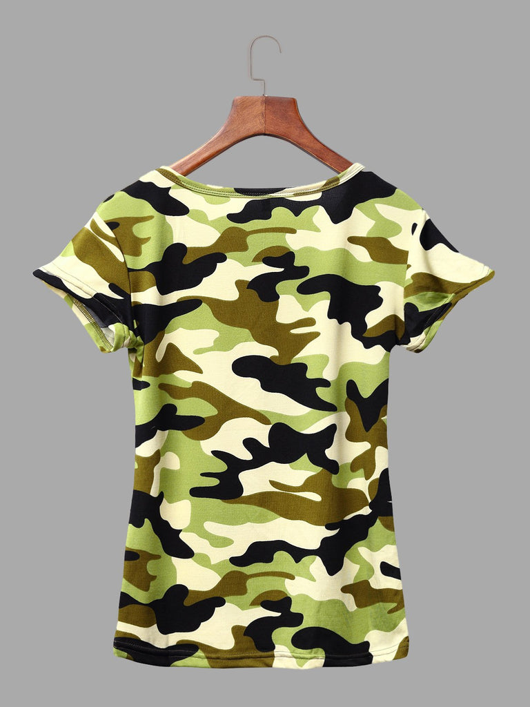 Womens Camo T-Shirts