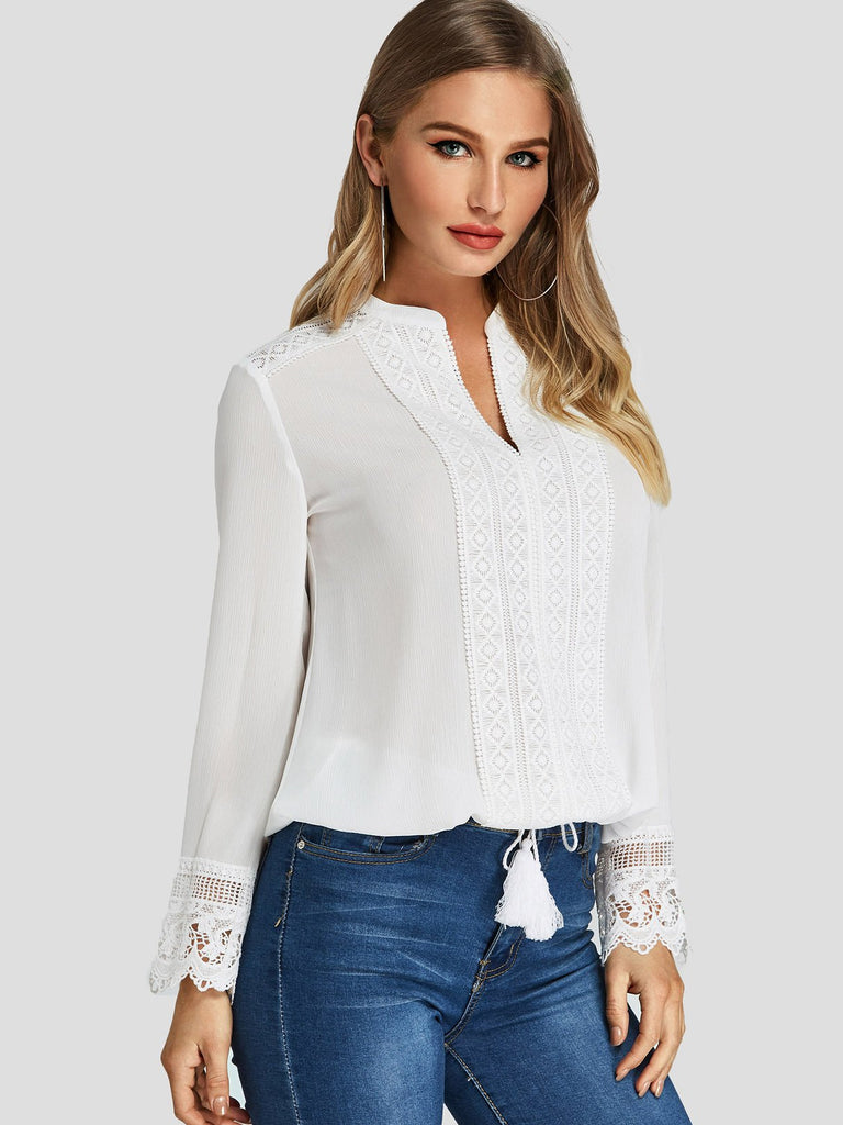 Ladies Long Sleeve Blouses