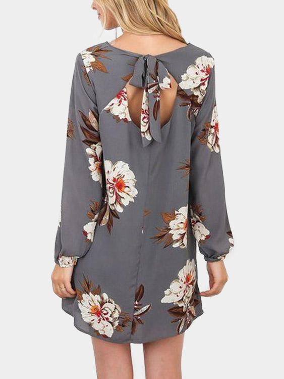 Womens Grey Mini Dresses