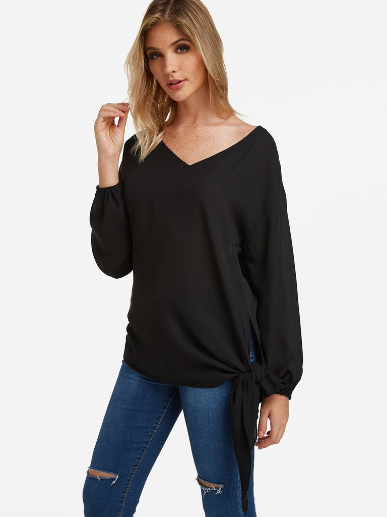 Ladies Black Blouses