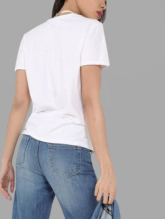 Womens White T-Shirts