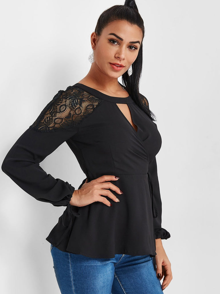 Ladies Black Blouses