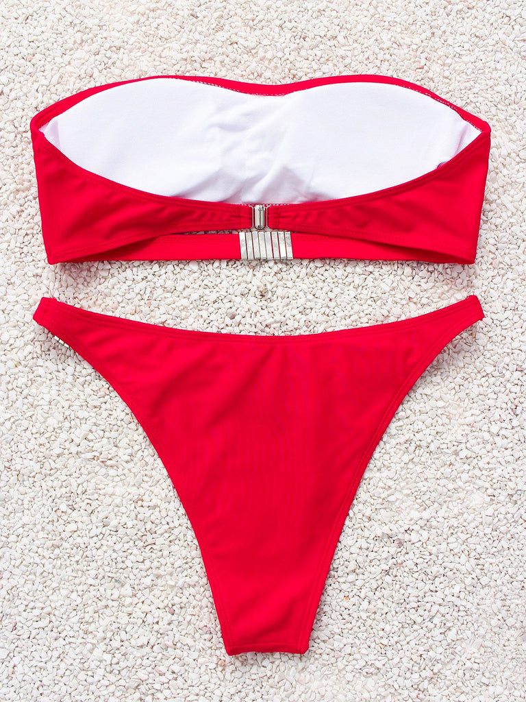 Womens Red Bikinis