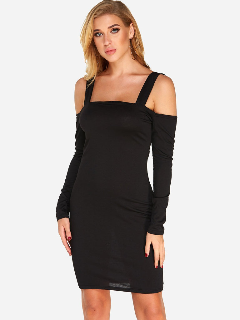 Ladies Long Sleeve Mini Dress