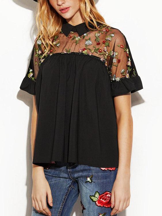 Ladies Short Sleeve Top