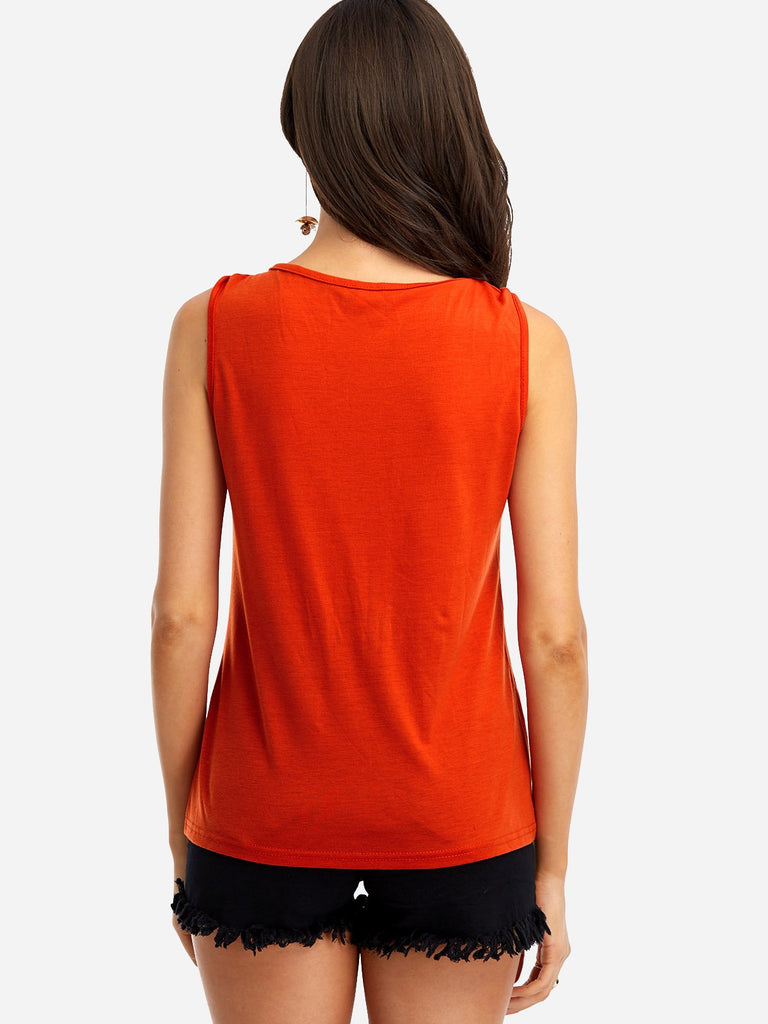 Womens Orange Camis