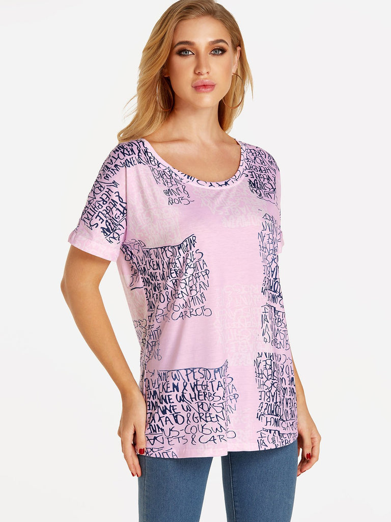 Ladies Pink T-Shirts