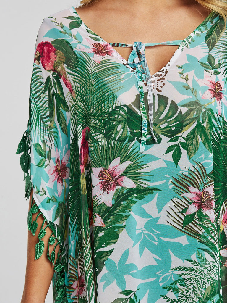 Ladies Half Sleeve Beachwear