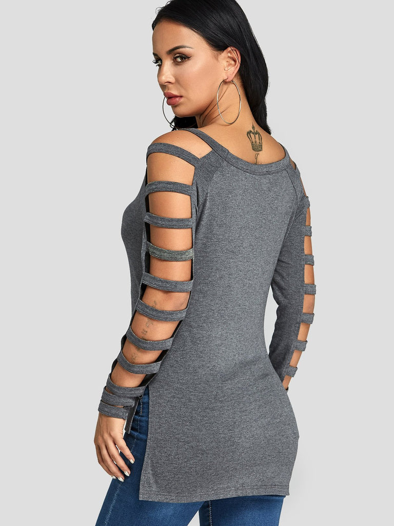 Womens Grey T-Shirts