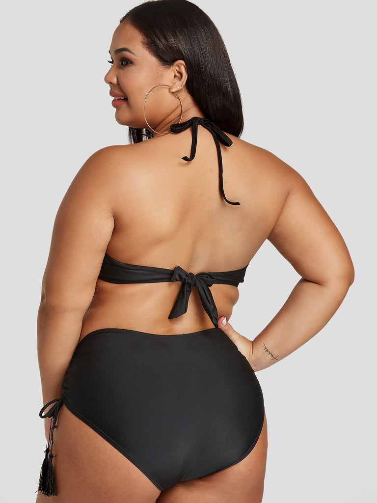 Ladies Sleeveless Plus Size Swimwear