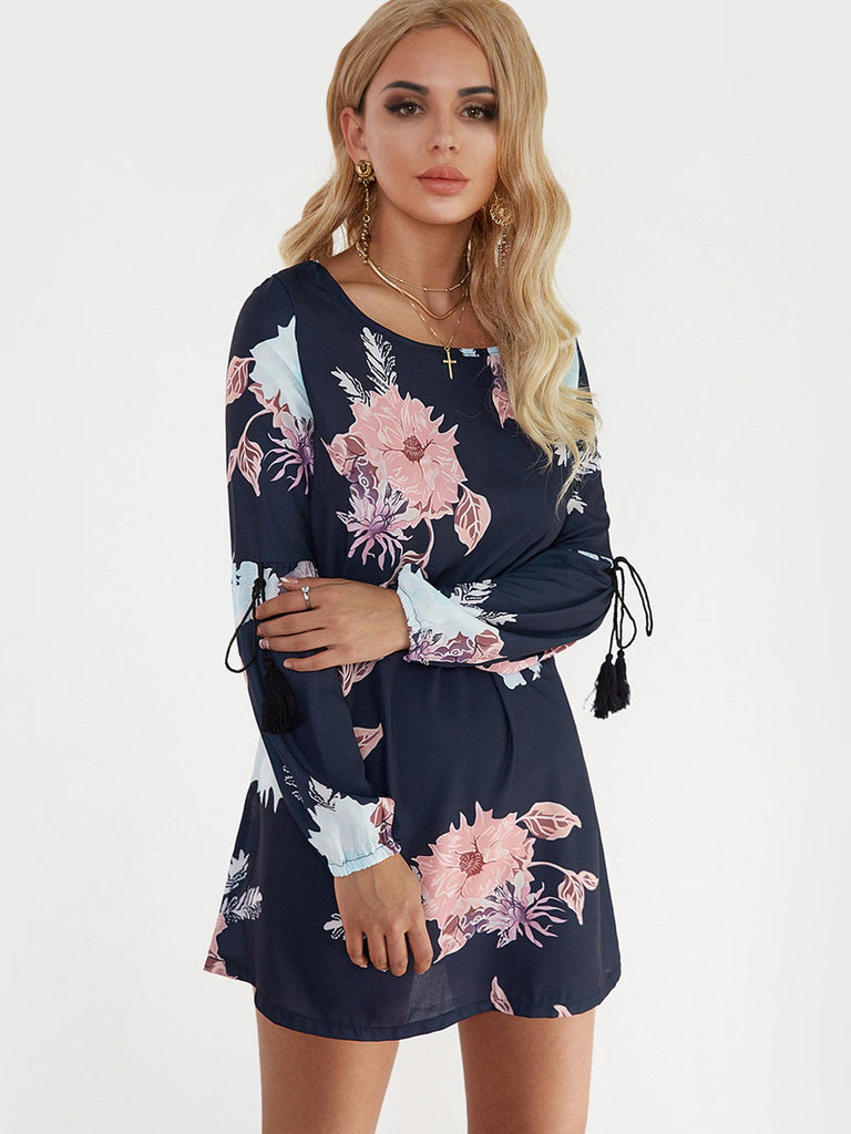Ladies Long Sleeve Mini Dresses