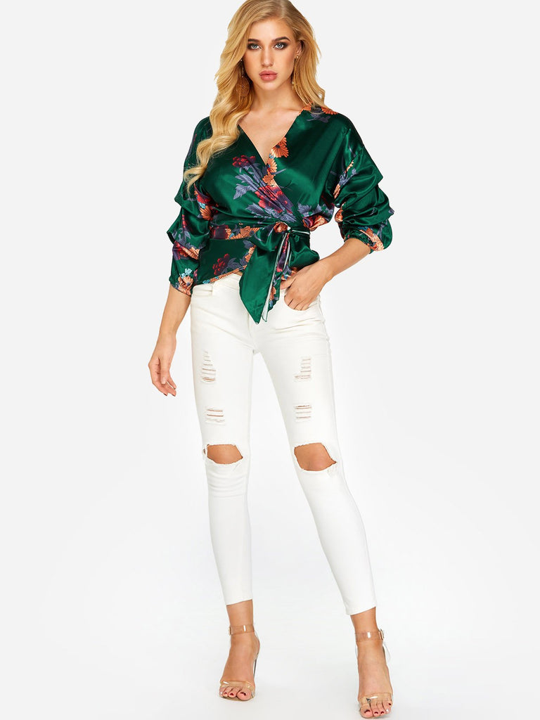 Womens 3/4 Sleeve Blouses