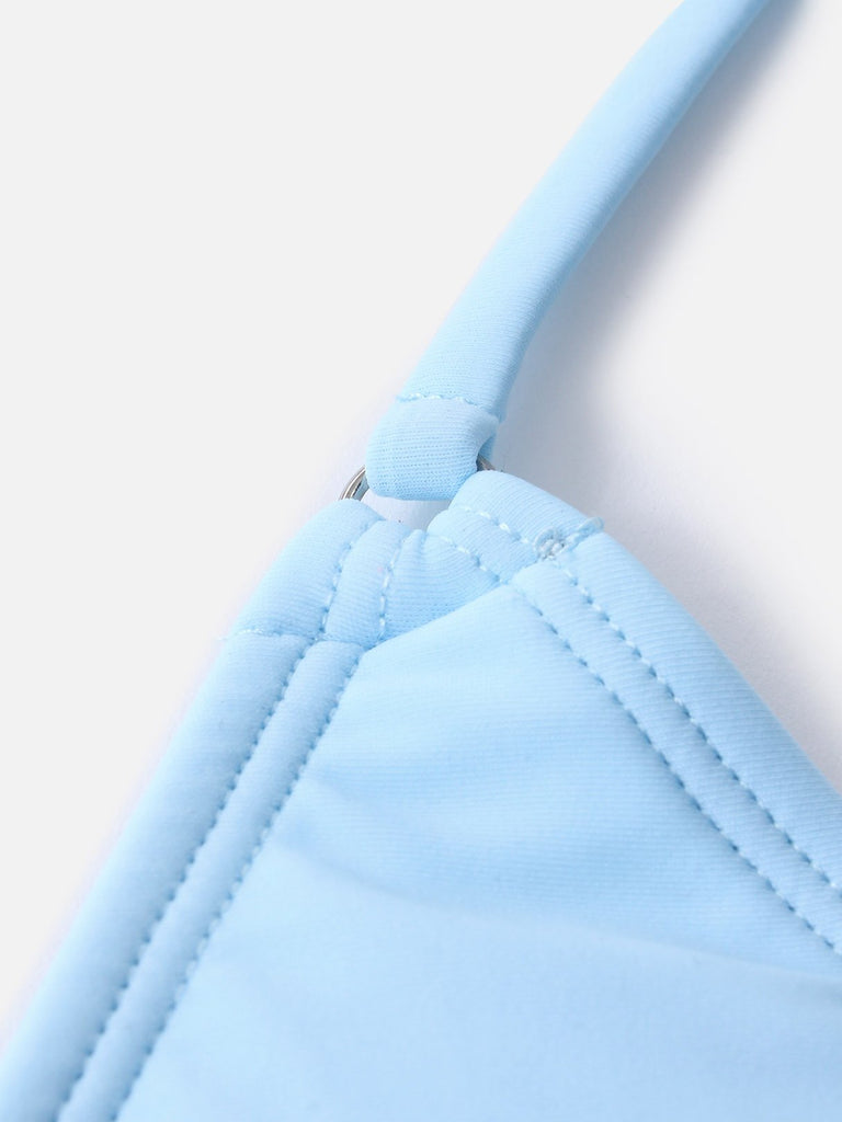 Ladies Sky Blue Bikinis
