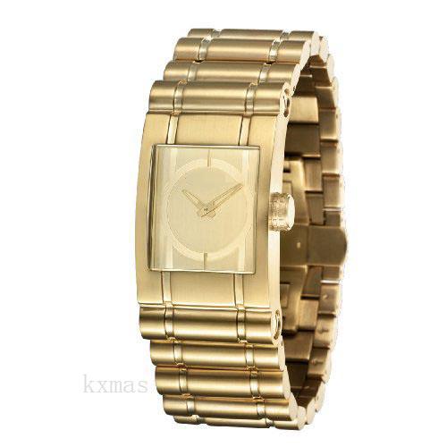 Affordable Great Gold-Tone-Stainless 28 mm Watch Band Replacement BD-032-03_K0035830