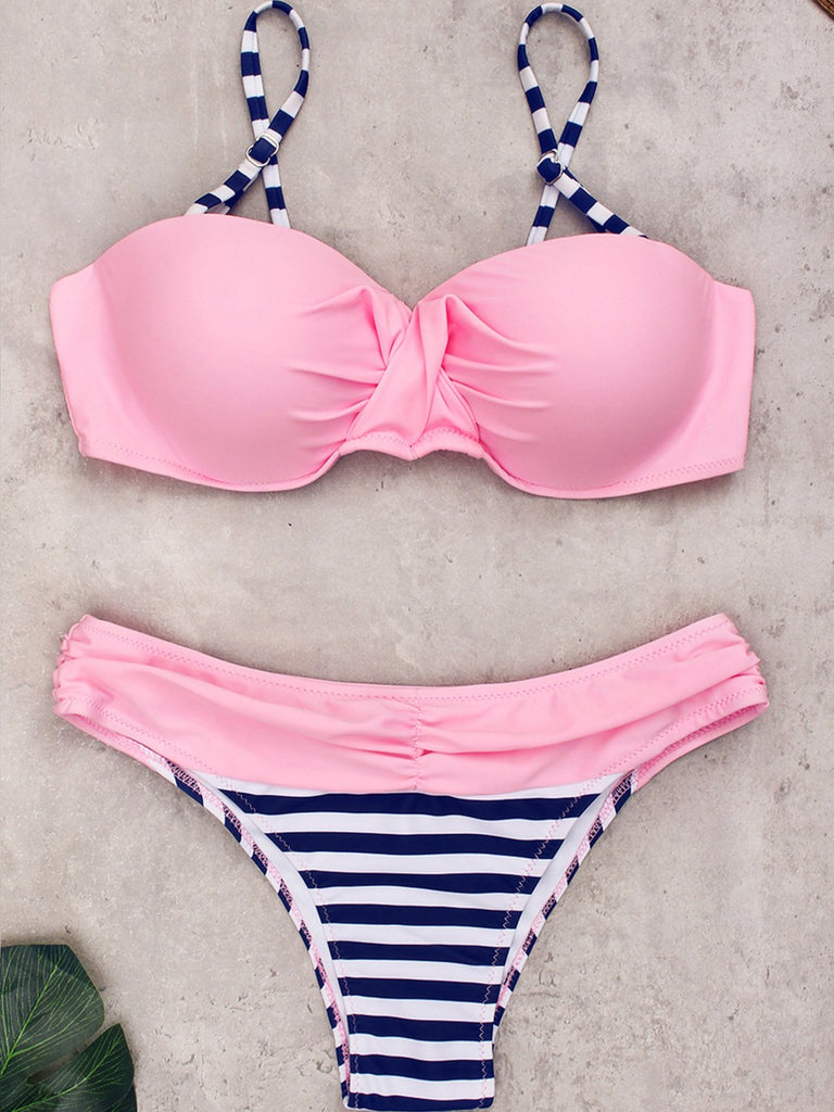Baby Pink Triangle Bikini