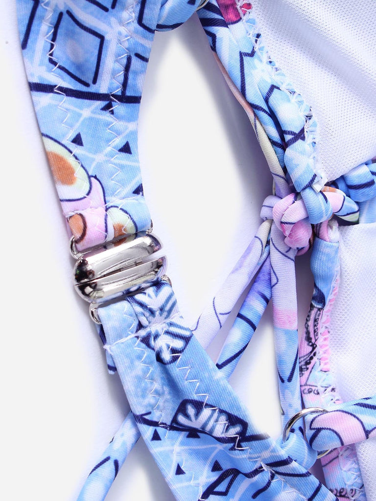 Ladies Sky Blue Bikinis