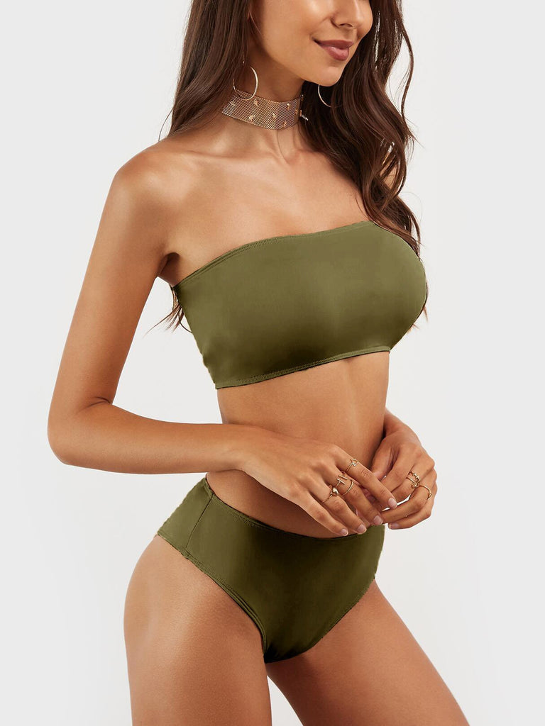 Womens Army Green Bikinis