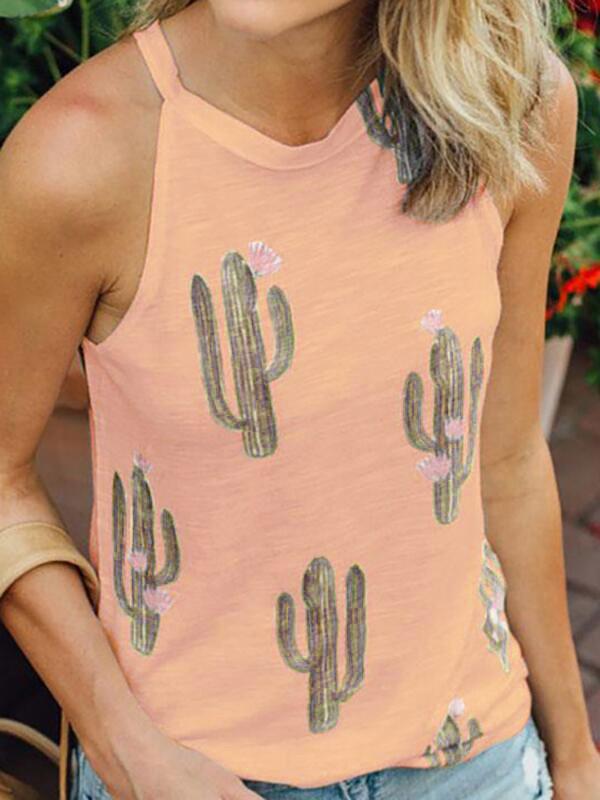 Ladies Green Tank Top