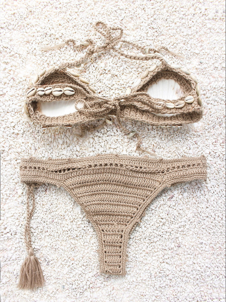 Womens Khaki Bikinis
