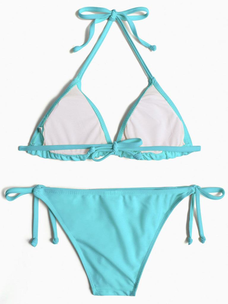 Womens Sky Blue Bikinis