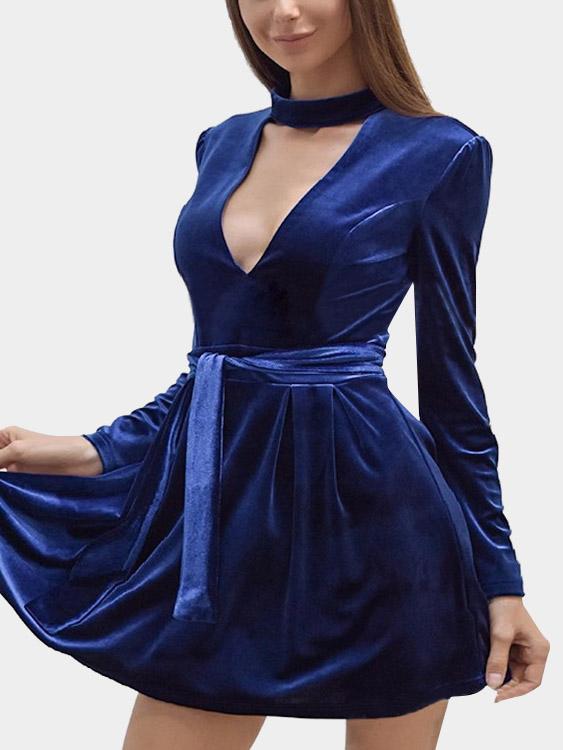 Womens Navy Mini Dresses