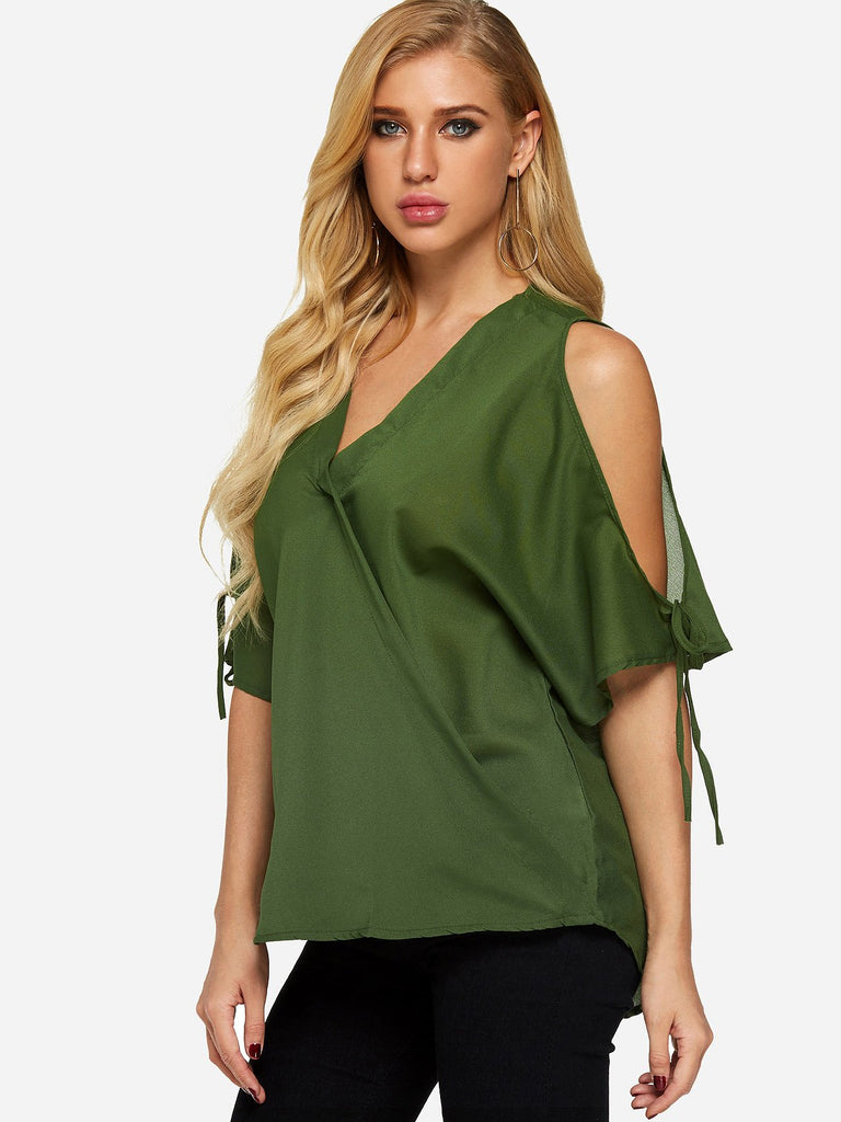 Ladies Army Green Blouses