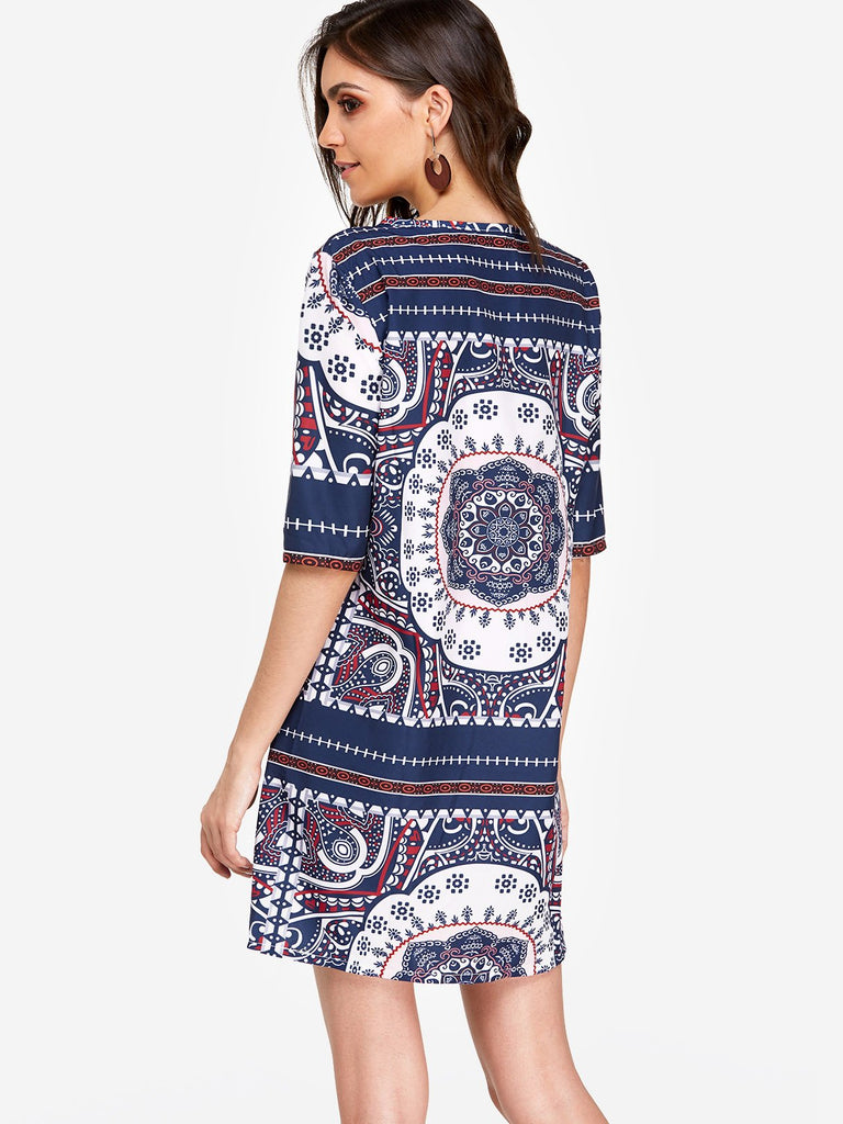 Womens Navy Casual Dresses
