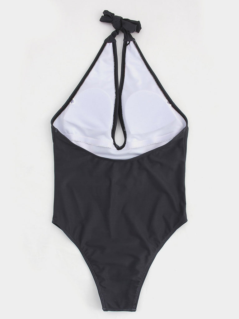 Womens Black One-Pieces