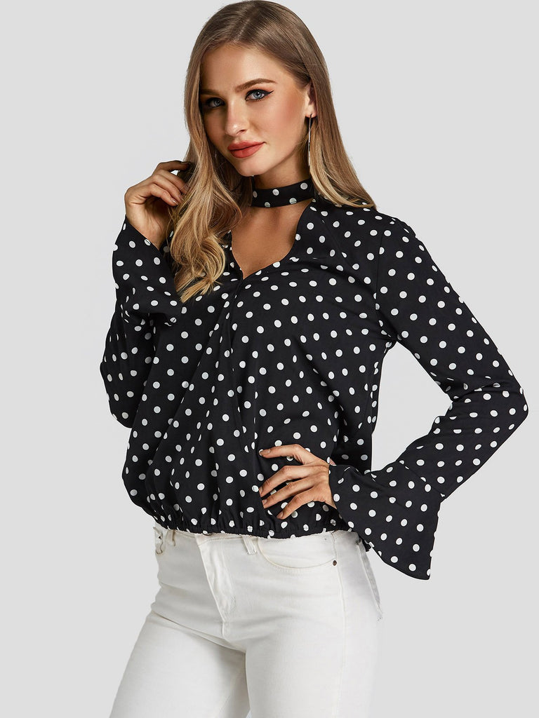 Ladies Long Sleeve Blouses