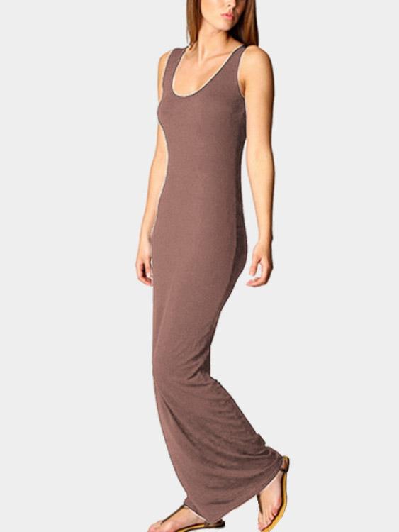 Womens Apricot Maxi Dresses