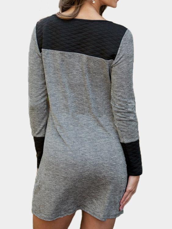 Womens Grey Mini Dresses