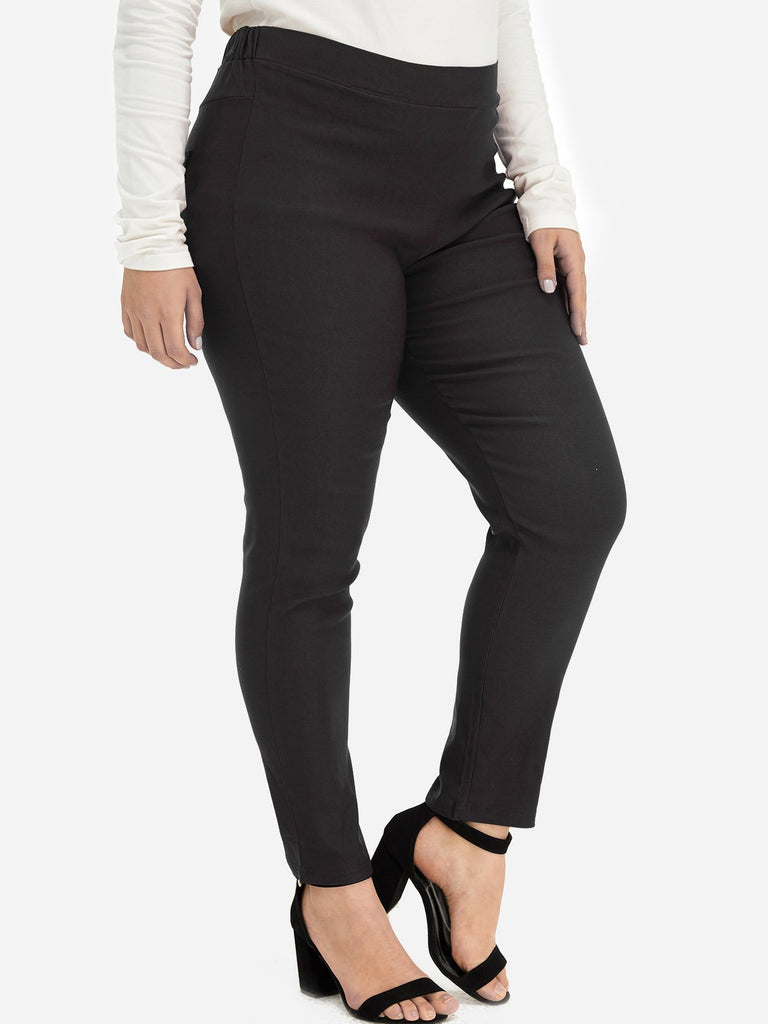 Ladies Black Plus Size Bottoms