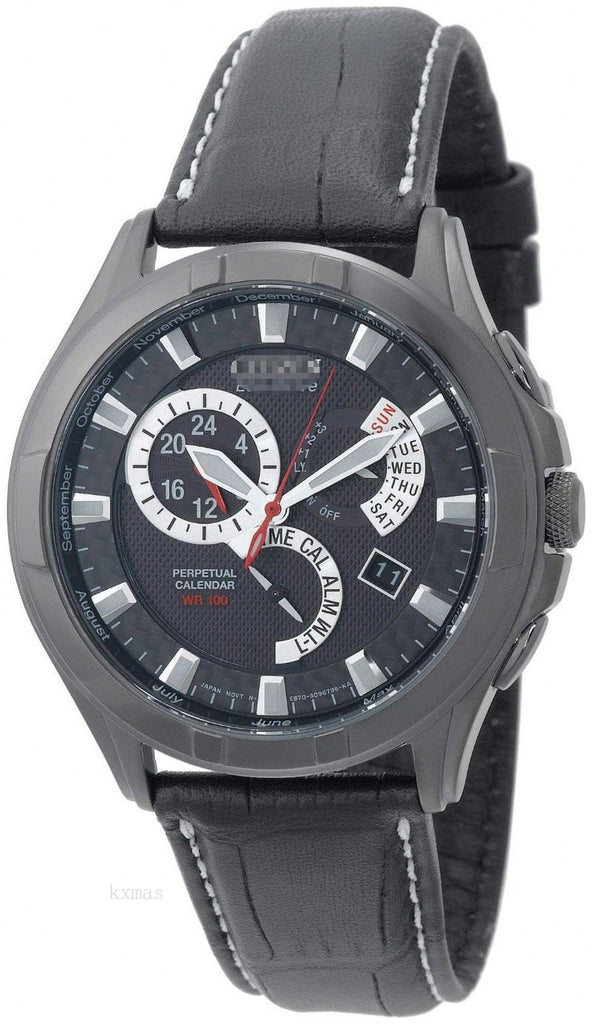 Discount Stylish Leather Watch Strap BL8097-01E_K0001626