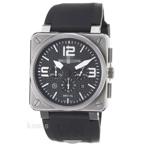 Wholesale Swiss Rubber Watch Wristband BR01-94-Titanium_K0010874