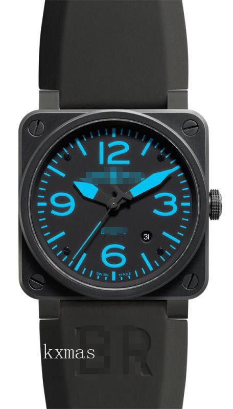 Unique Elegant Rubber Watch Strap BR03-92-Blue_K0010860