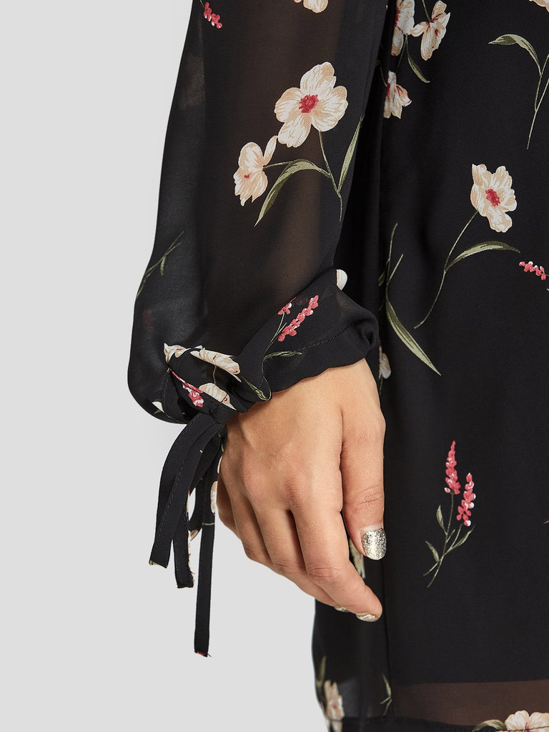 Pink Velvet Swing Dress