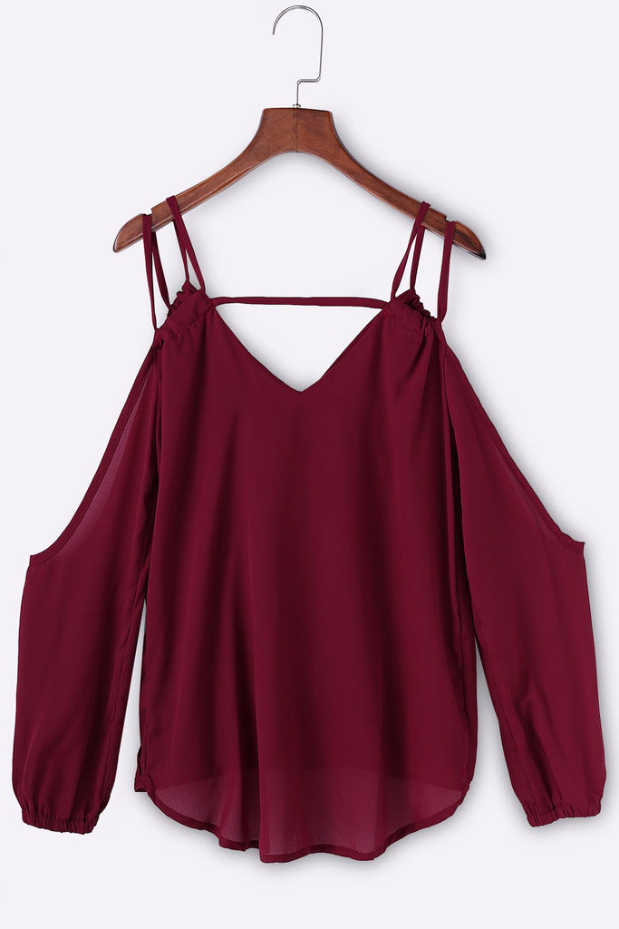 Women's Chiffon Blouses And Tops