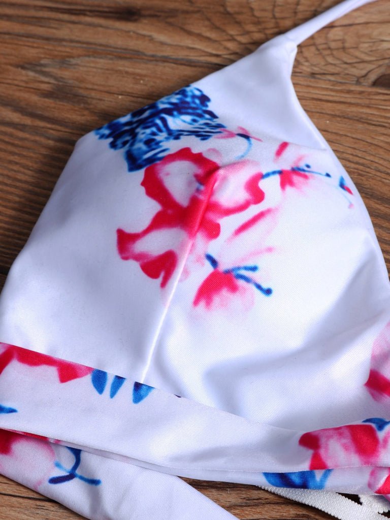 Ladies White Bikinis