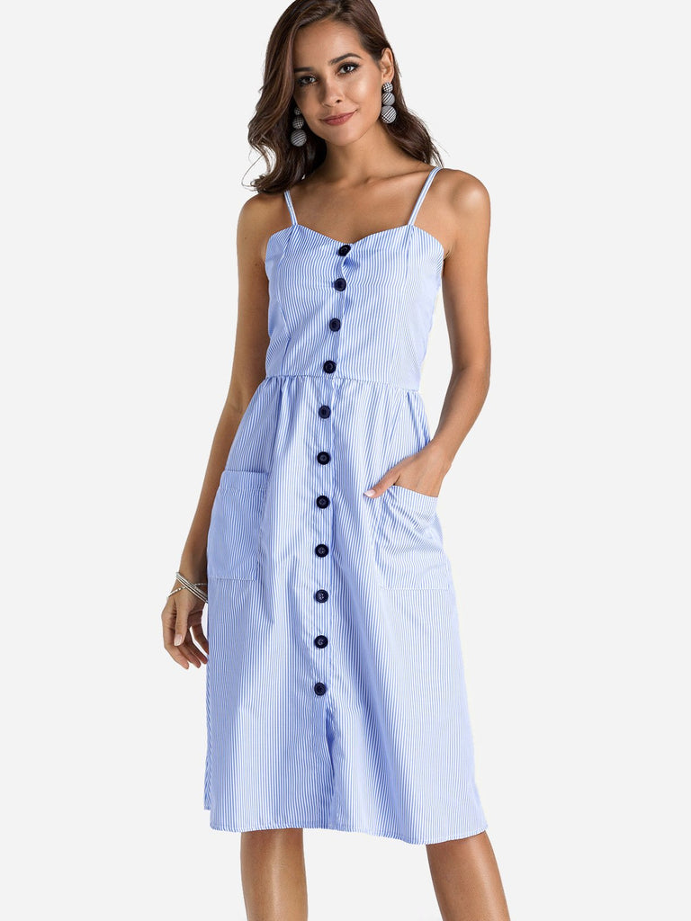 Ladies Sleeveless Sexy Dress